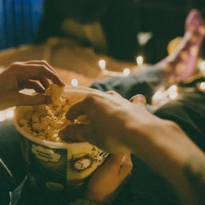 popcorn couple