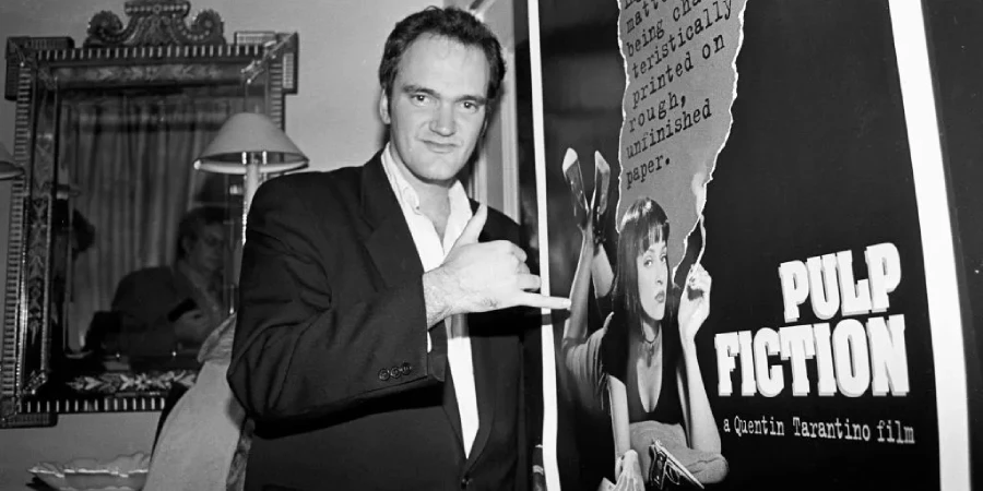 young quentin tarantino pulp fiction