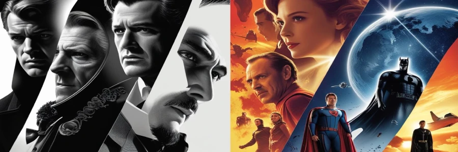 Hollywood franchise evolution from classic films to modern cinematic universes