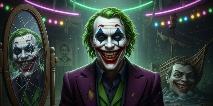 joker's smile and the man who laughs