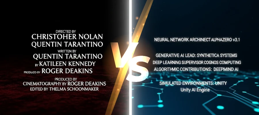 real movie directors & writers vs ai models