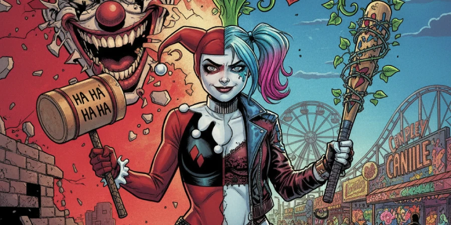 harley-quinn-evolution from sidekick to feminist anti-hero