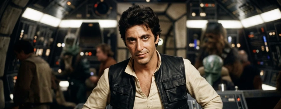 al pacino as han solo in star wars