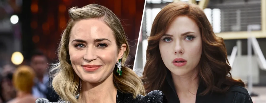 emily blunt as black widow