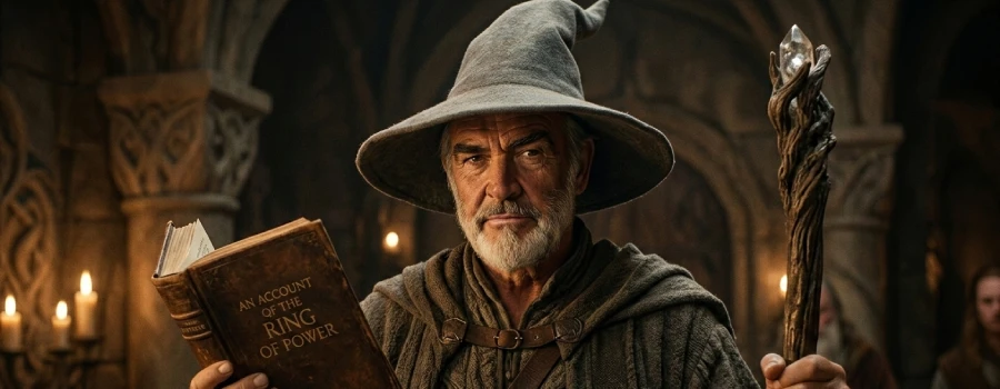 sean connery as gandalf in lotr