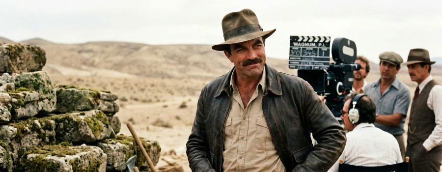 tom sellect as indiana jones